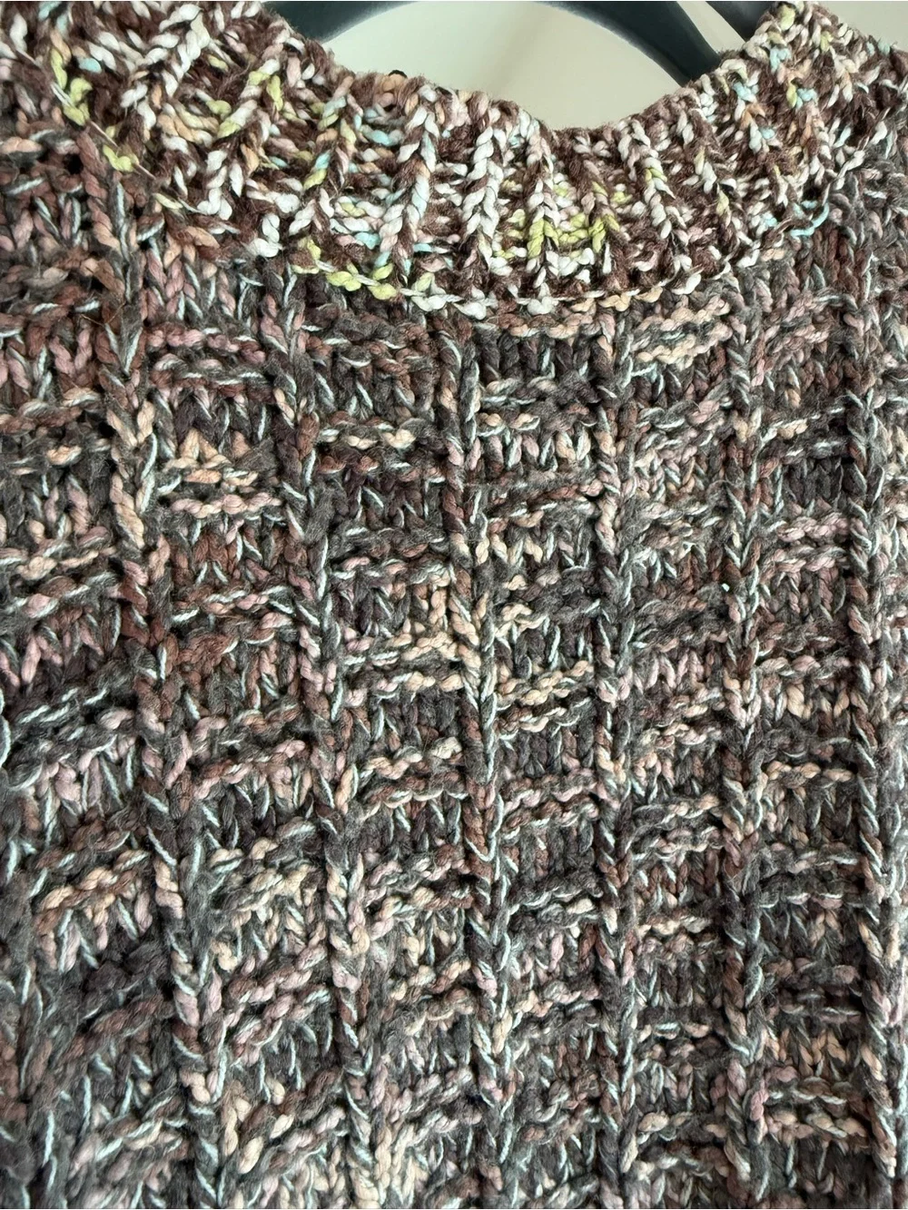 Free People Gorgeous Cozy Isabella MoonBeam Chunky Cardigan
